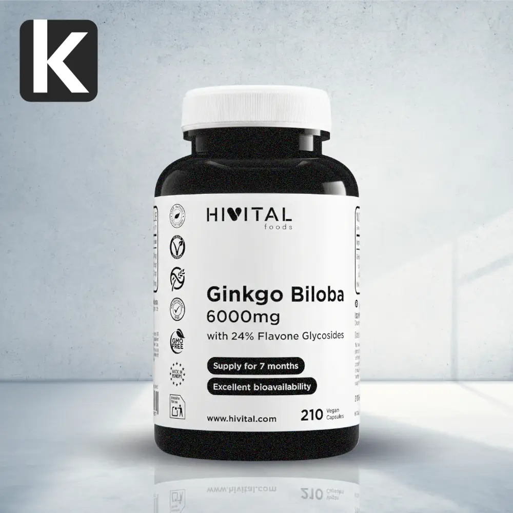 Ginkgo Biloba: los 3 Mejores Suplementos que Seguro vas a Probar – Kalíope Ginkgo Biloba Hivital Foods